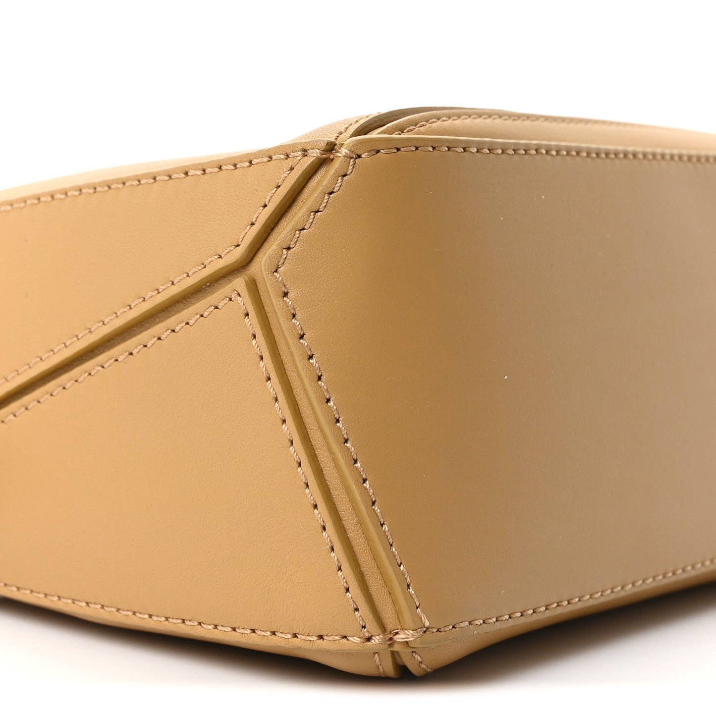 Calfskin Mini Woven Puzzle Bag Sahara