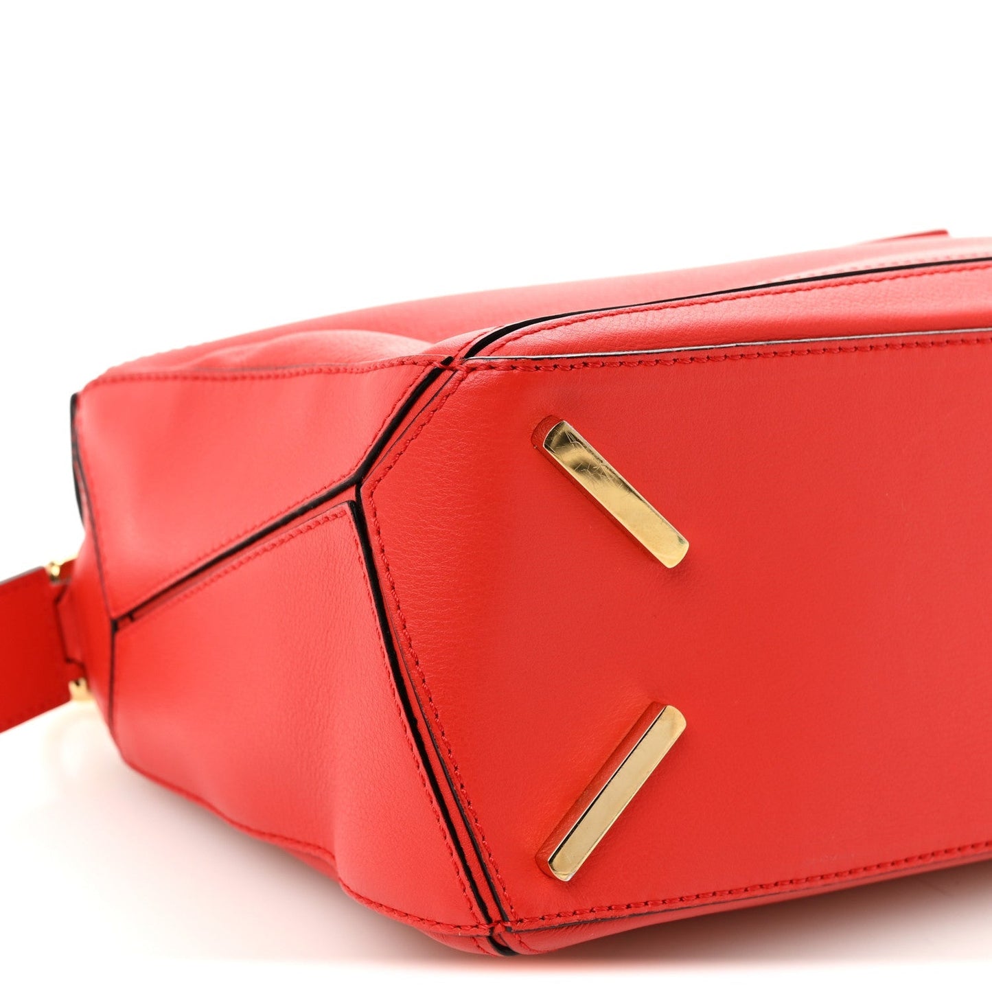 Calfskin Small Puzzle Bag Scarlet