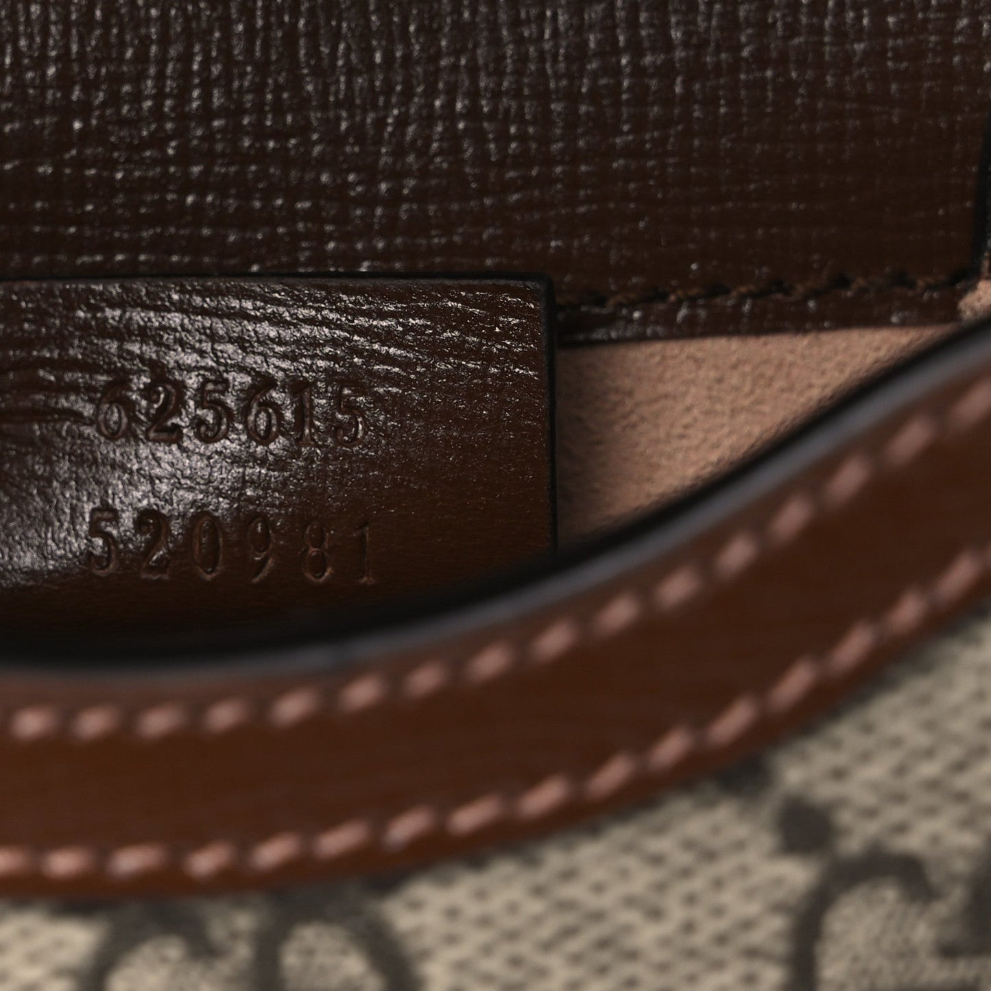 GG Supreme Monogram Mini Horsebit 1955 Crossbody Bag Beige Brown Sugar