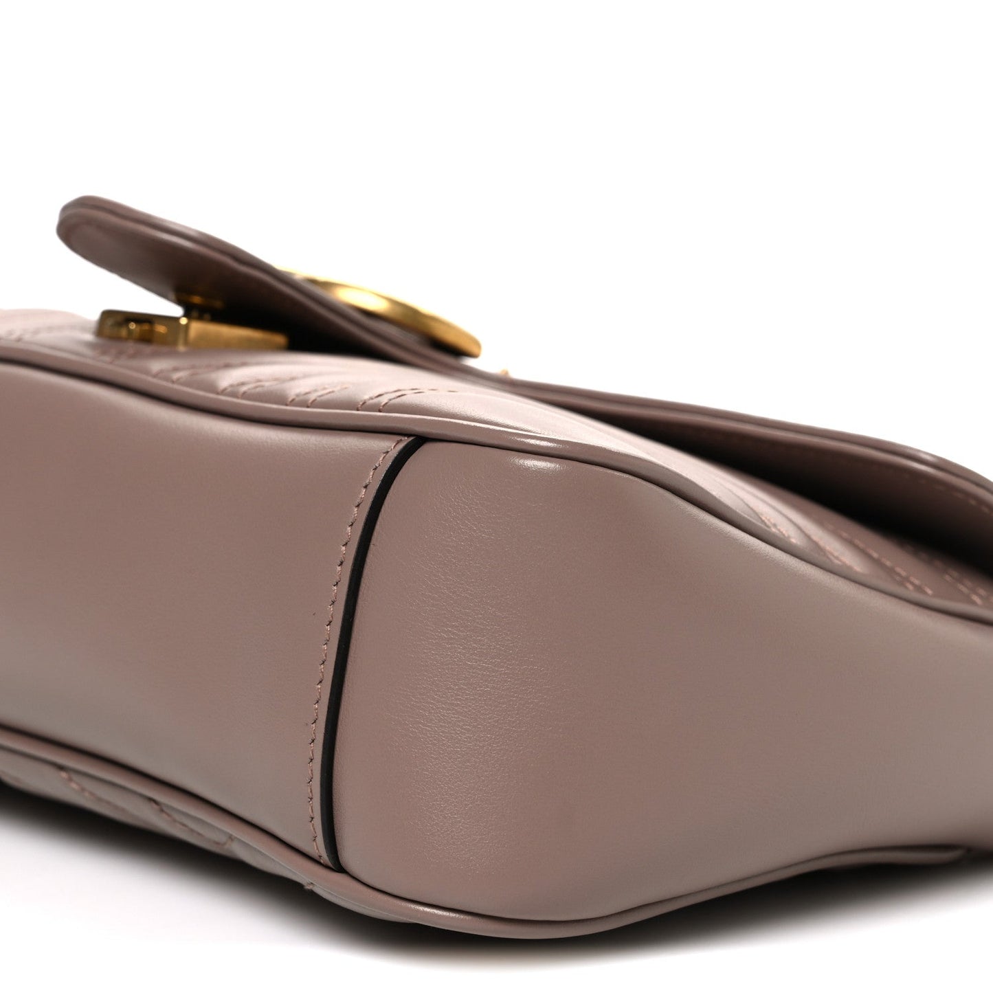 Calfskin Matelasse Small GG Marmont Shoulder Bag Porcelain Rose