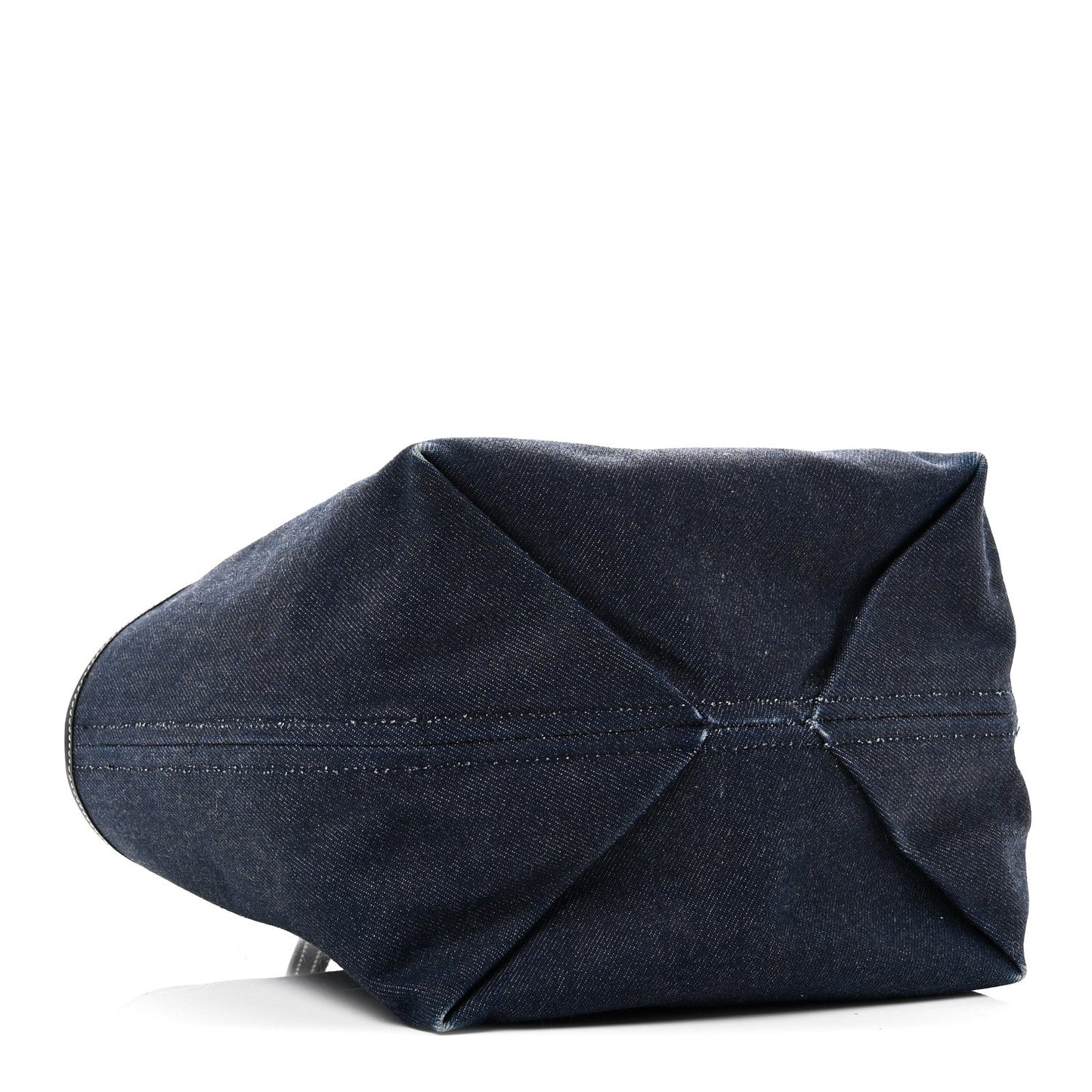 GG Supreme Monogram Denim Small Totissima Reversible Tote Beige Blue
