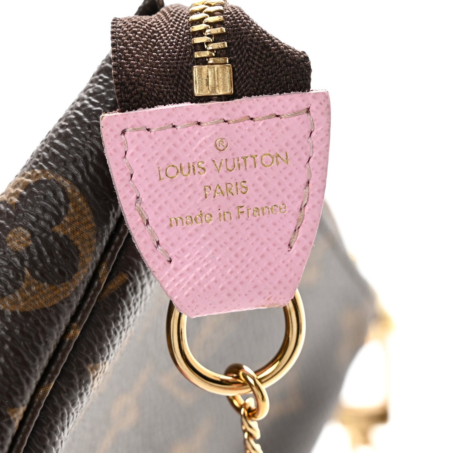 Monogram 2021 Christmas Animation Japanese Garden Mini Pochette Accessories Wisteria Pink