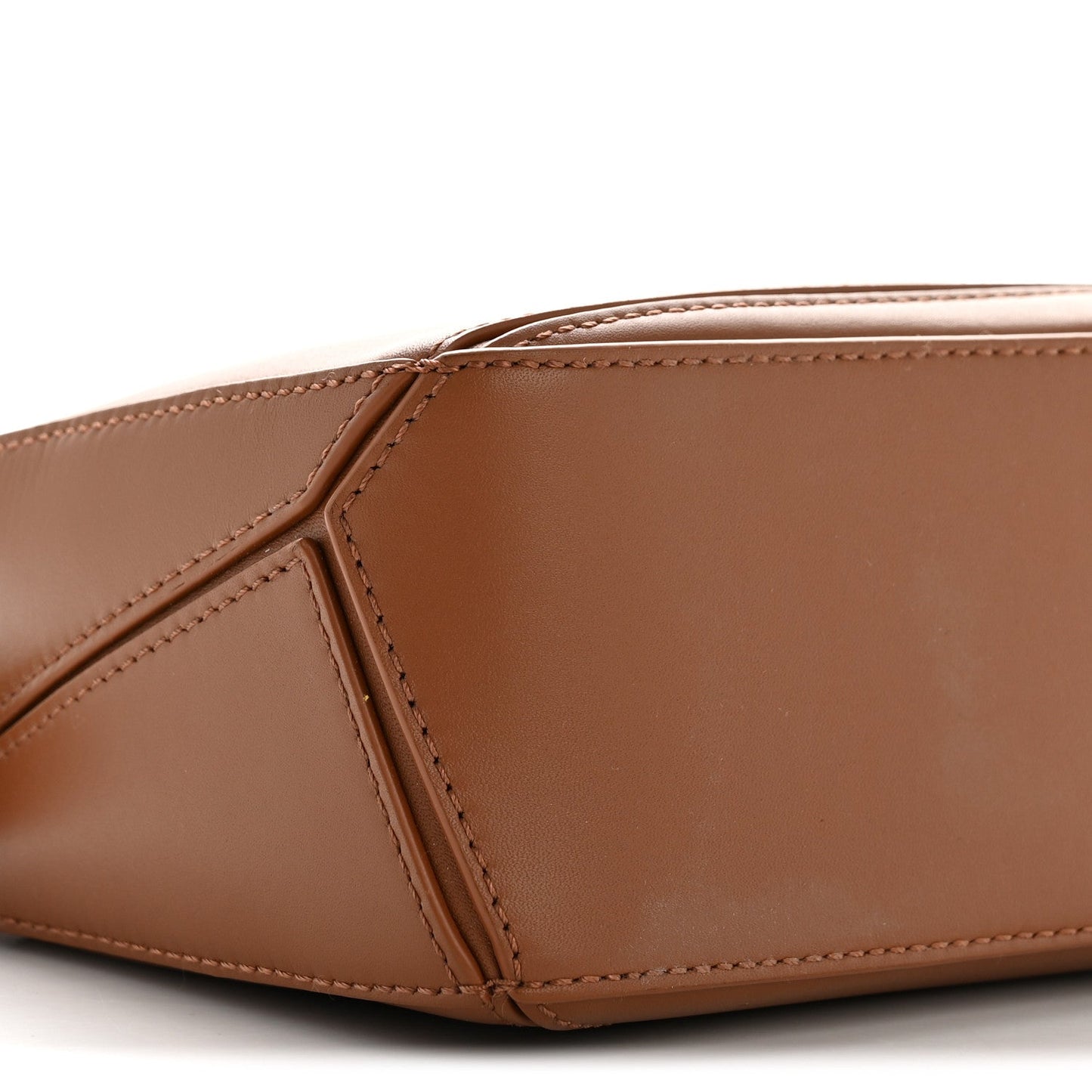 Satin Calfskin Mini Puzzle Bag Pecan