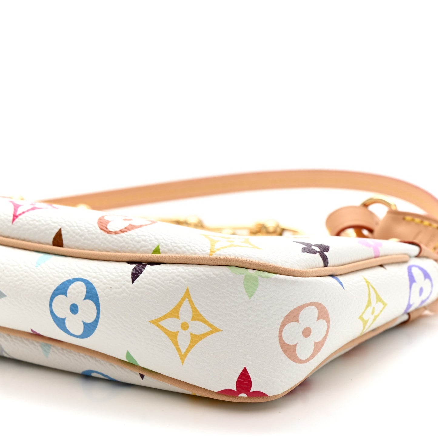 LV X TM Monogram Multicolor Pochette Accessories White