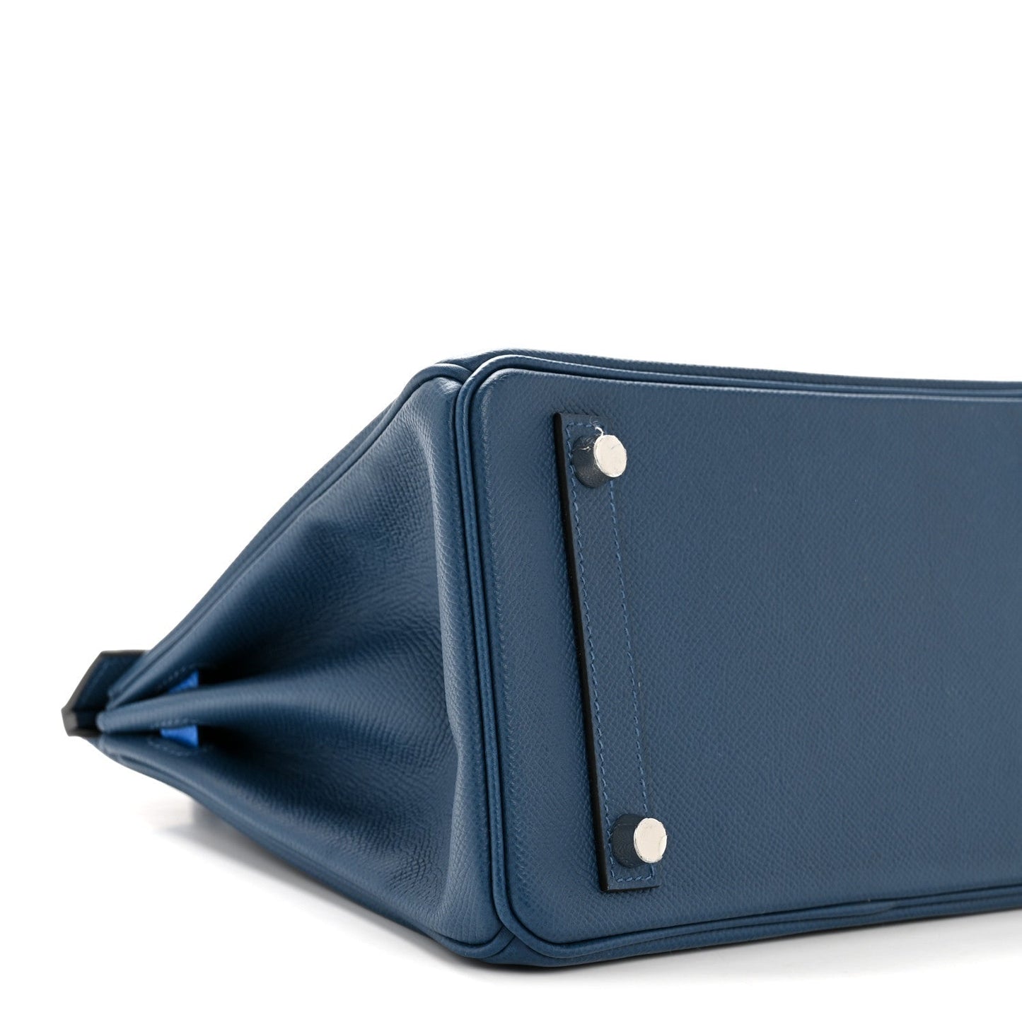 Epsom Tri-Color Birkin 25 Deep Bleu Bleu Hydra Black