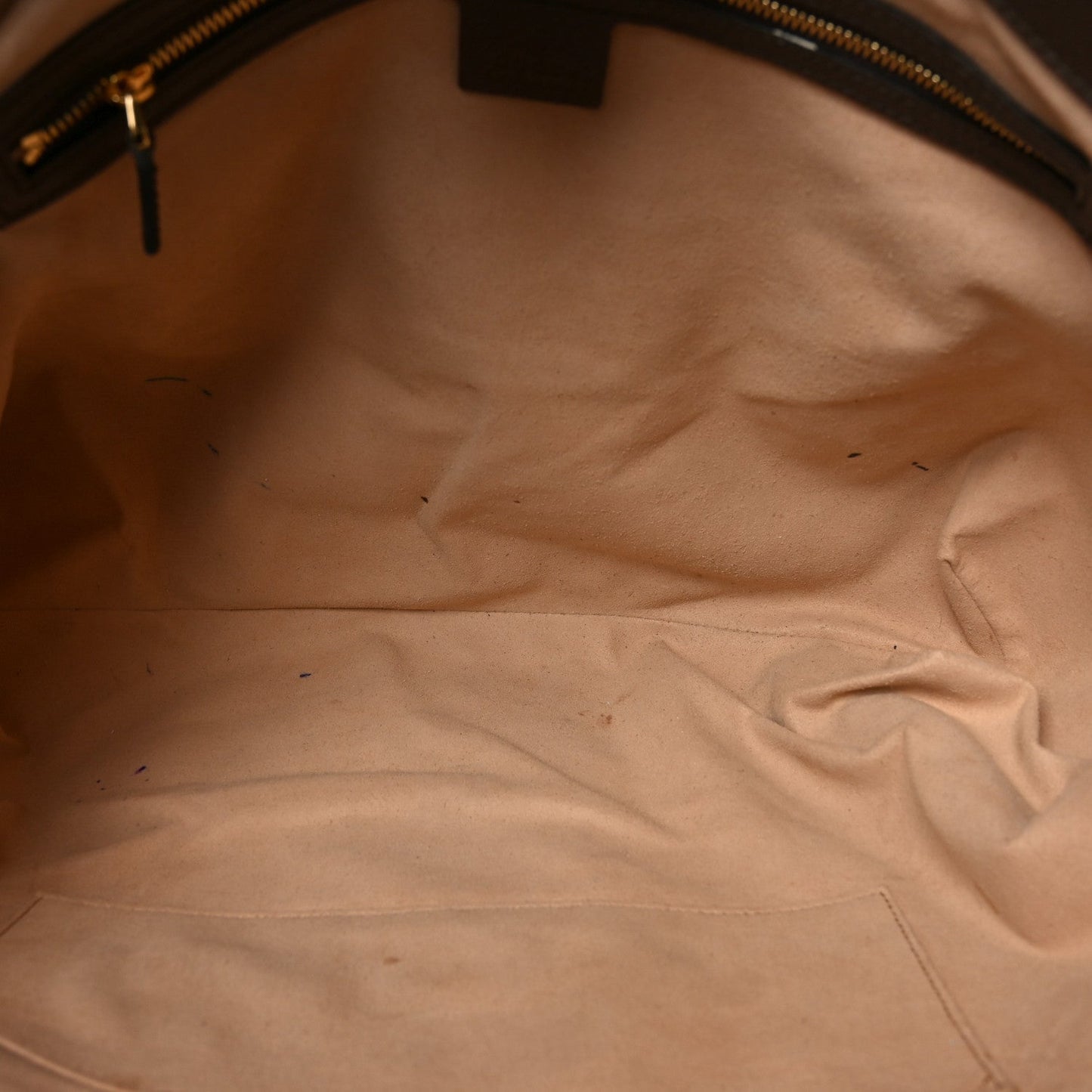 GG Supreme Monogram Medium Ophidia Shopping Tote Brown