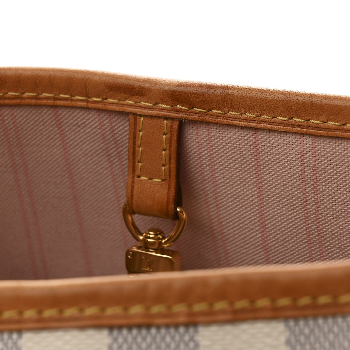 Damier Azur Neo Neverfull MM Rose Ballerine