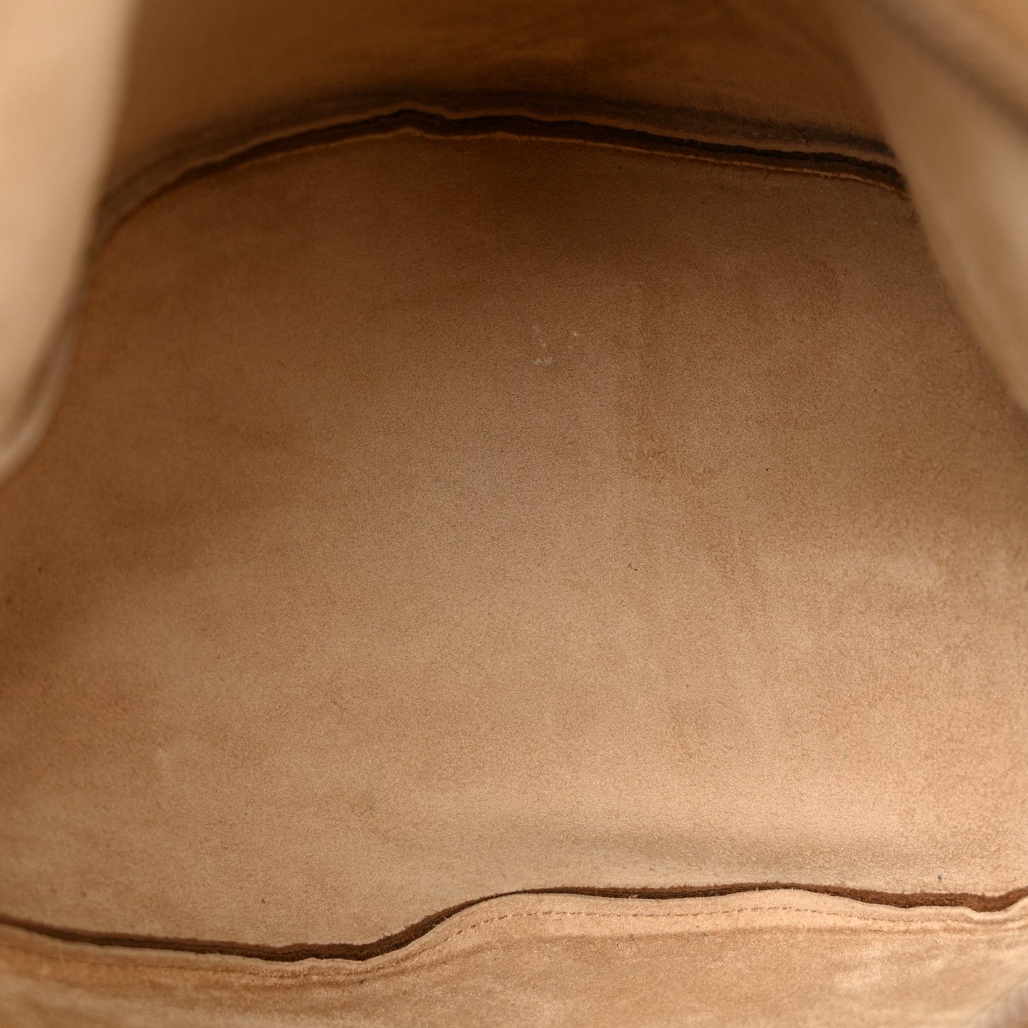 Grained Calfskin Large Slouchy Banana Bag Brunette