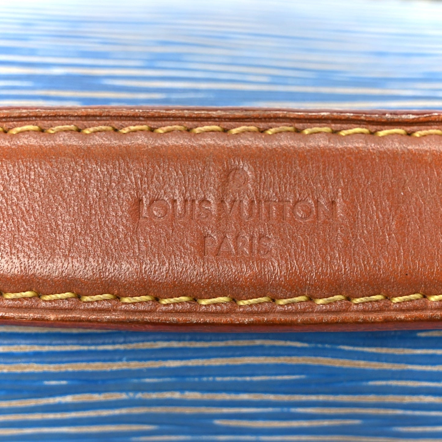 Epi Reverse Monogram Pochette Metis Denim Light