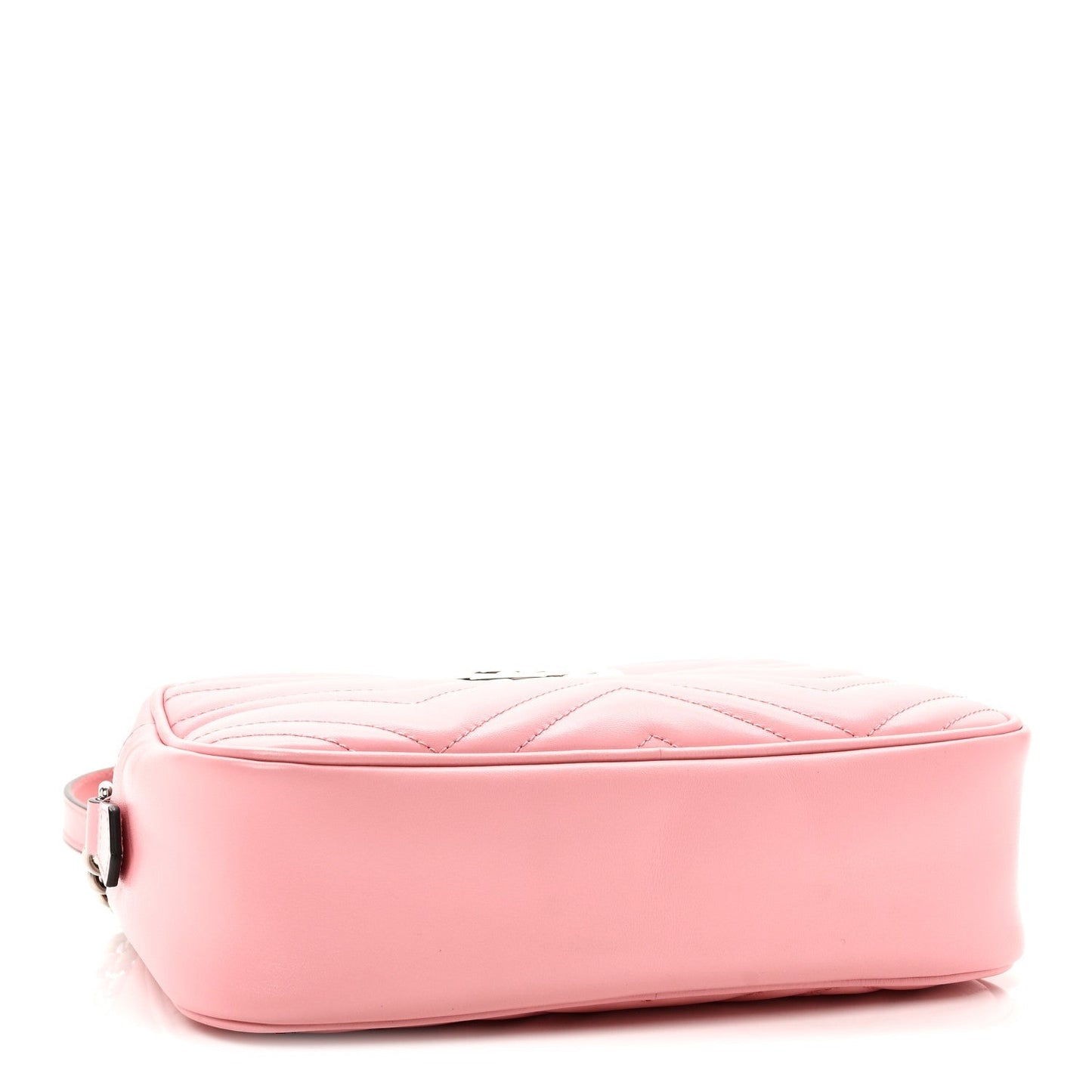 Calfskin Matelasse Small GG Marmont Chain Shoulder Bag Wild Rose