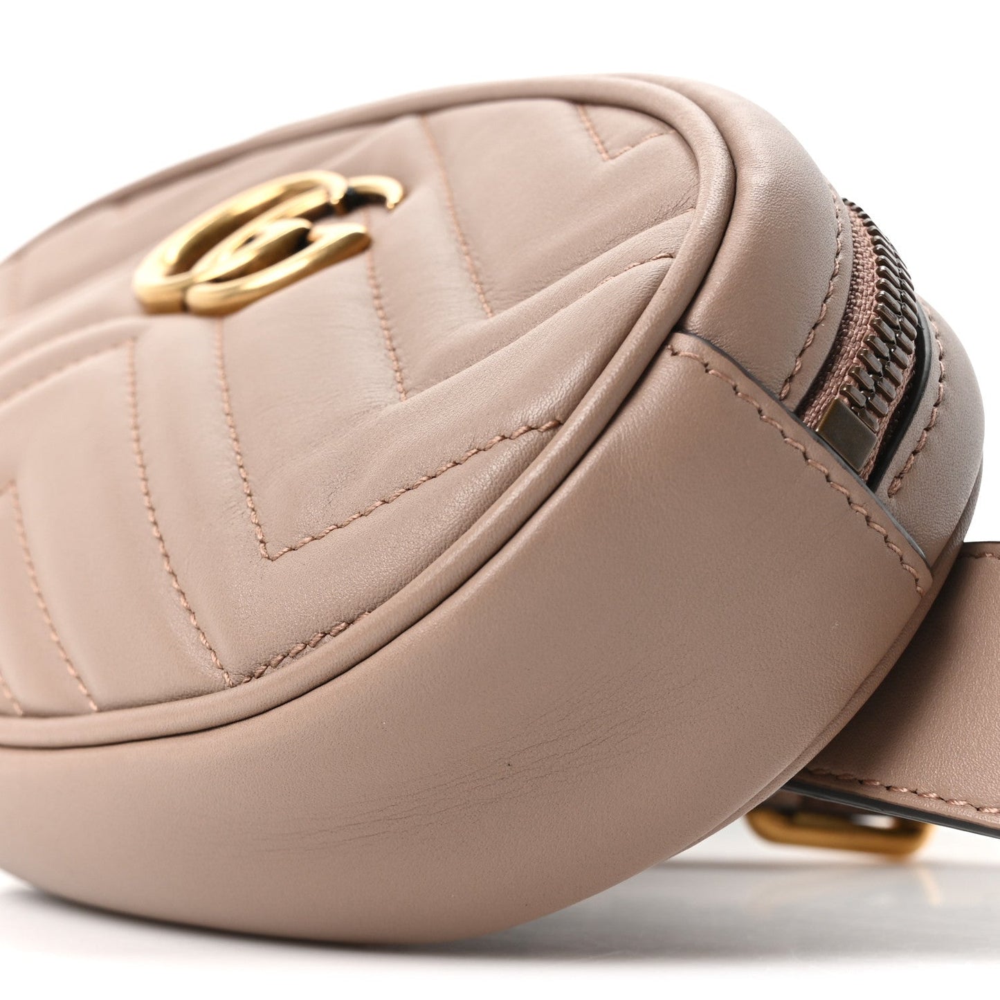 Calfskin Matelasse GG Marmont Belt Bag 85 34 Porcelain Rose