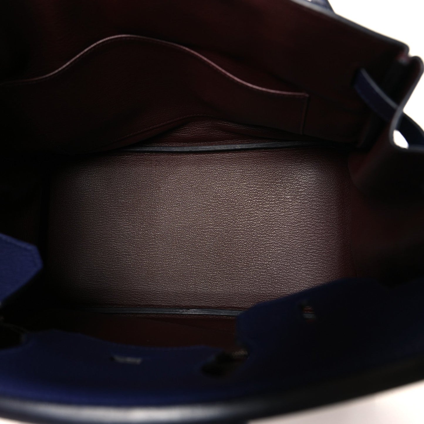 Togo Swift Officier Birkin 30 Bleu Encre Rouge H