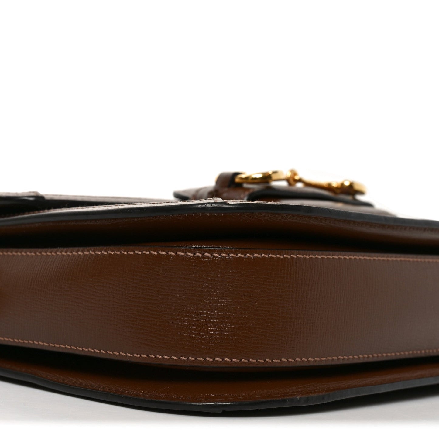 GG Supreme Monogram Horsebit 1955 Shoulder Bag Beige Brown Sugar