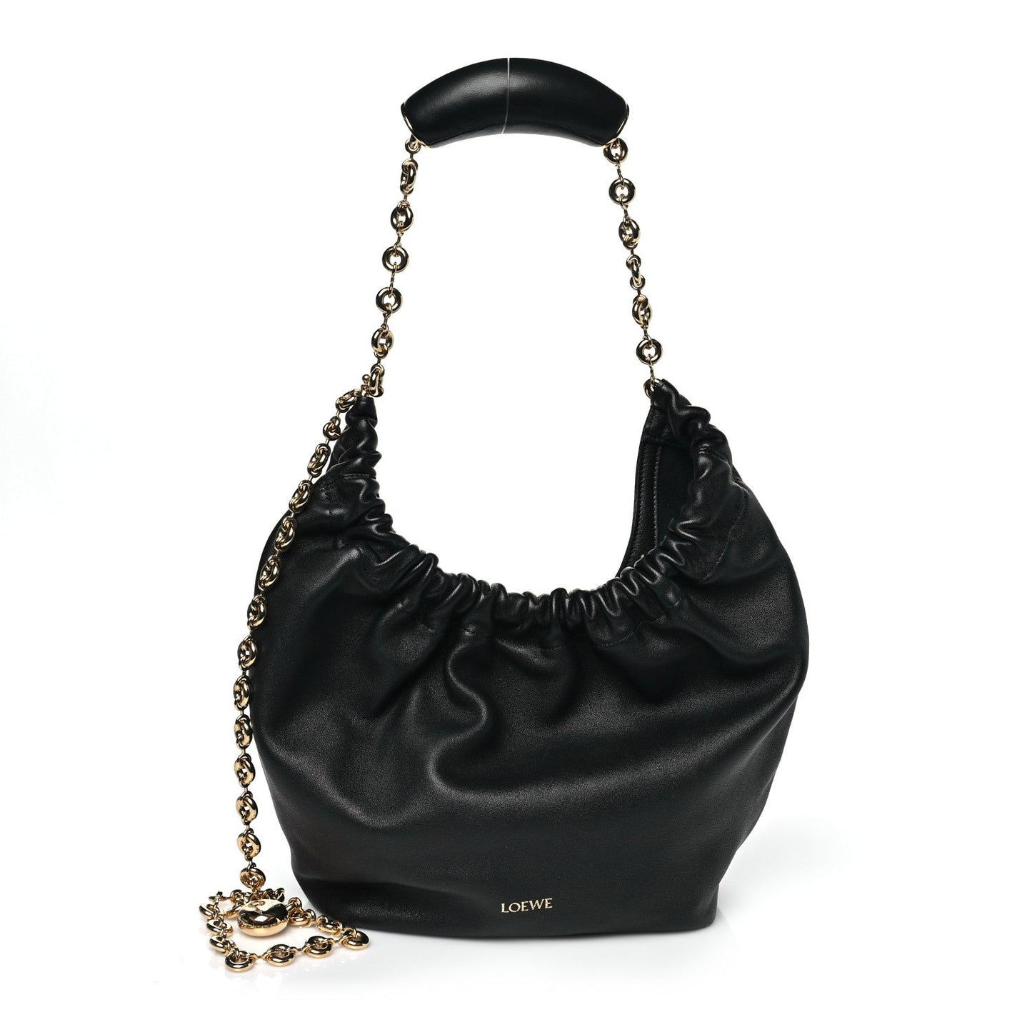 Nappa Small Squeeze Bag Black