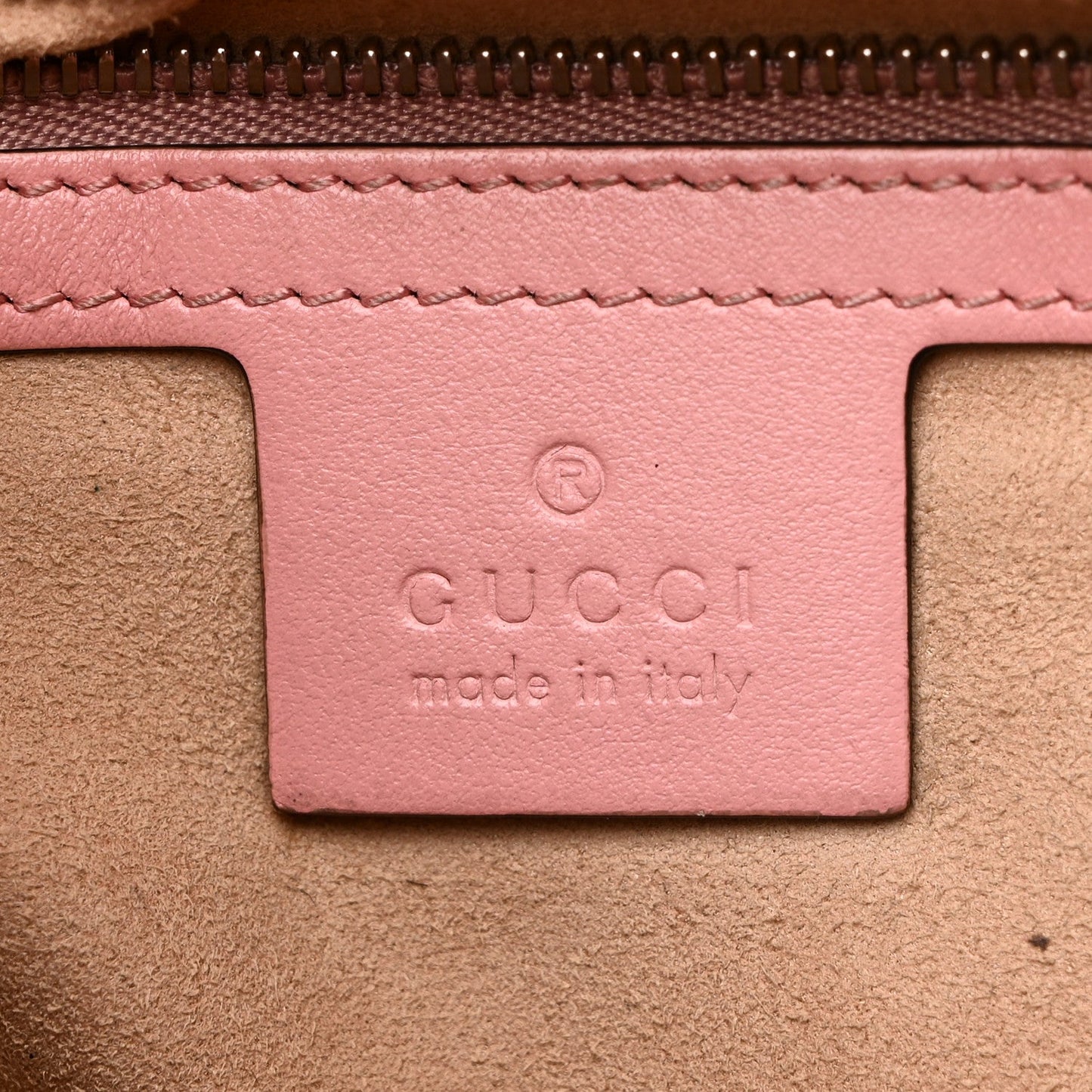 Calfskin Matelasse Small GG Marmont Shoulder Bag Wild Rose