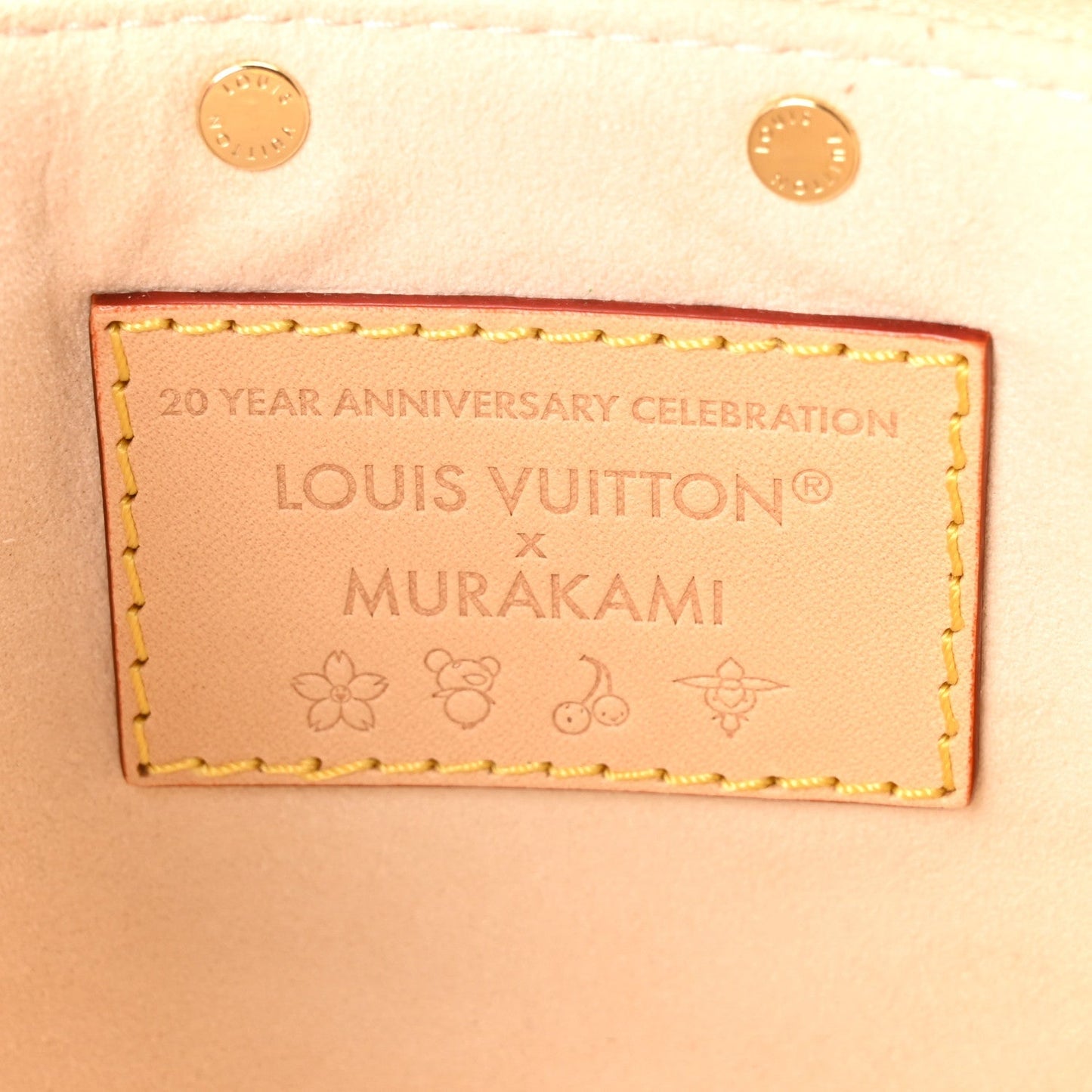 LV X TM Monogram Multicolor Pochette Accessories White