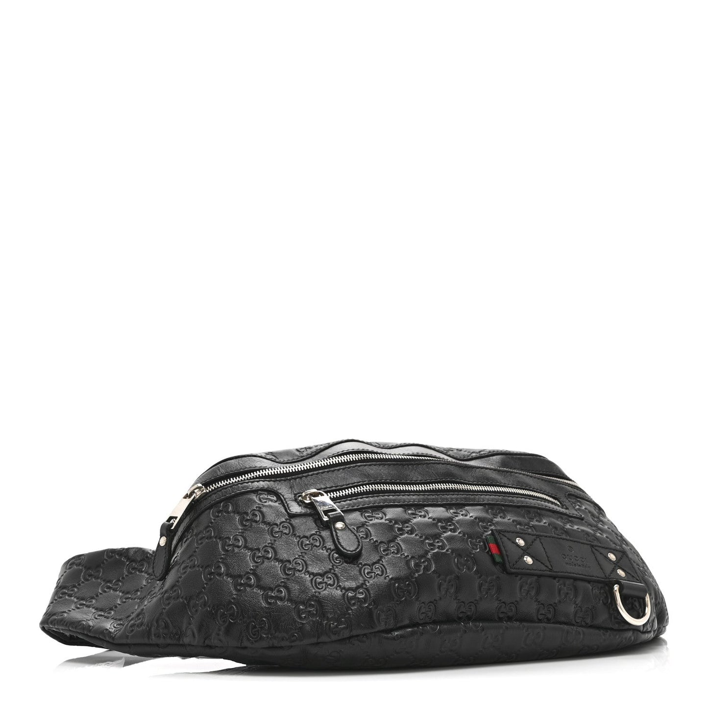 Guccissima Web Belt Bag Black