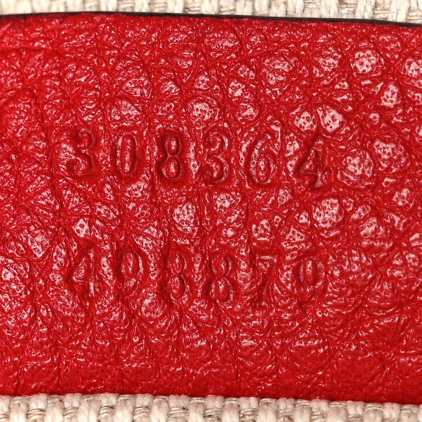 Pebbled Calfskin Small Soho Disco Bag Vibrant Red