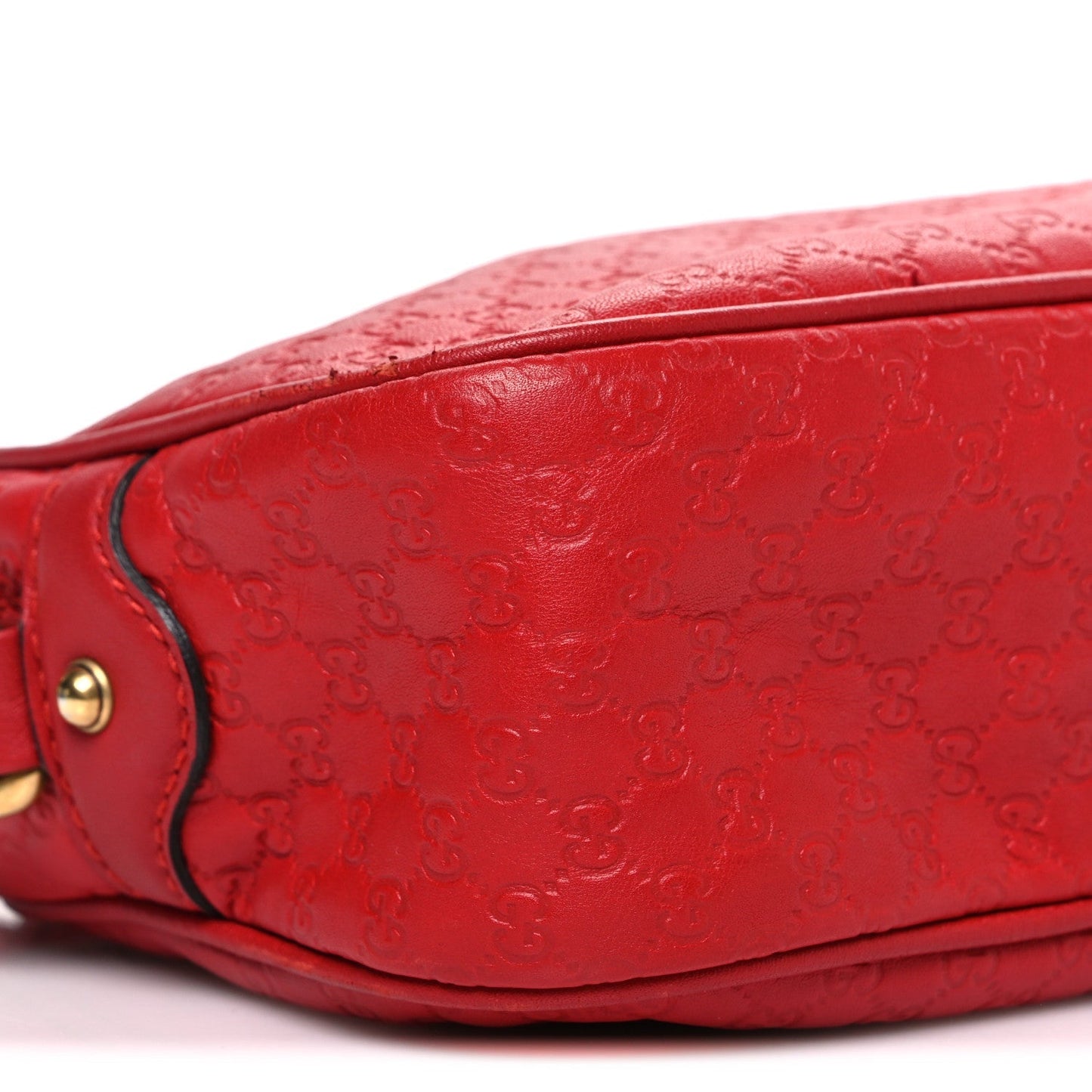 Microguccissima Sunshine Disco Crossbody Bag Red
