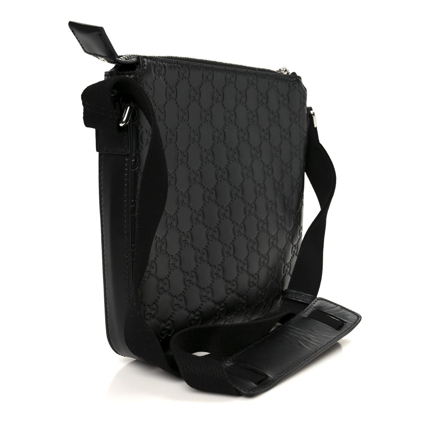Guccissima Signature Small Messenger Bag Black
