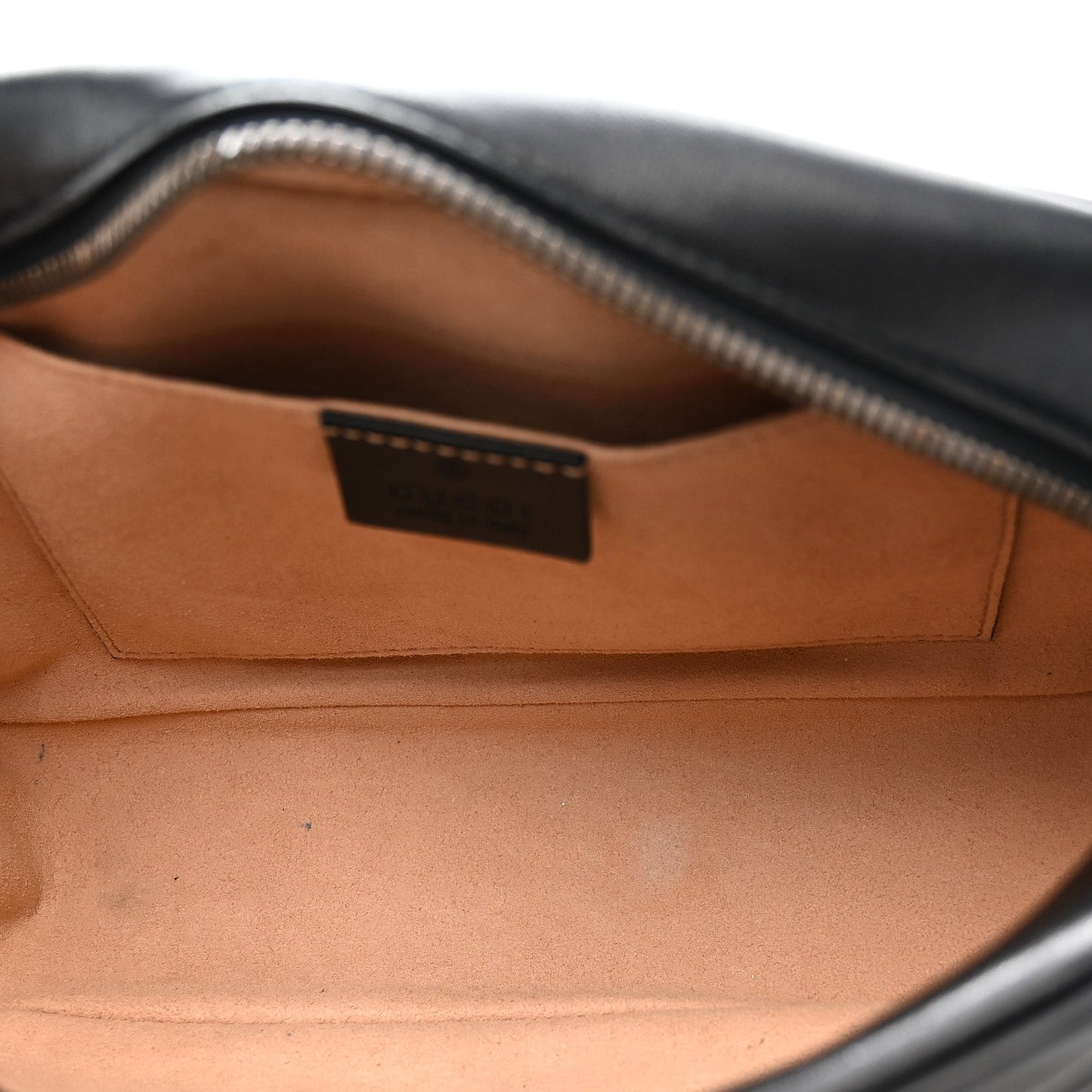 Calfskin Matelasse Small GG Marmont Chain Shoulder Bag Black