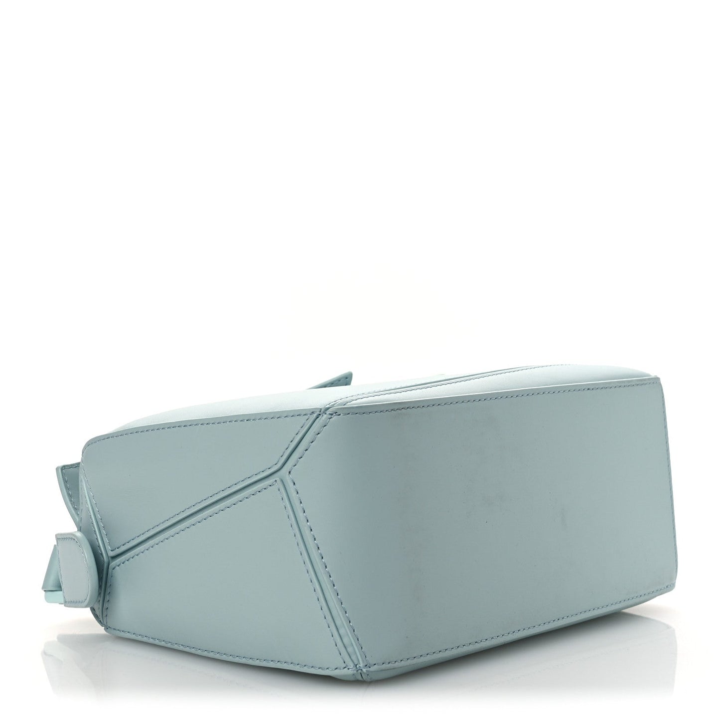 Calfskin Small Puzzle Bag Aquamarine