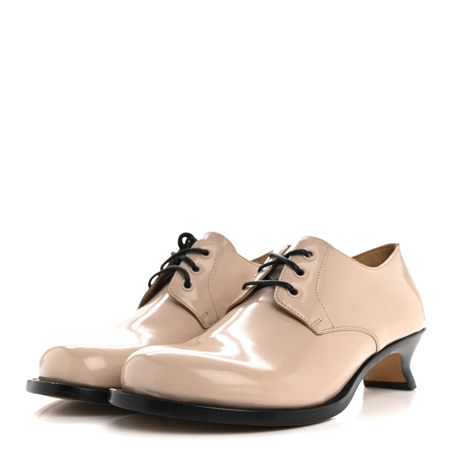 Brushed Calfskin Campo Derby Loafers 40 Light Pink