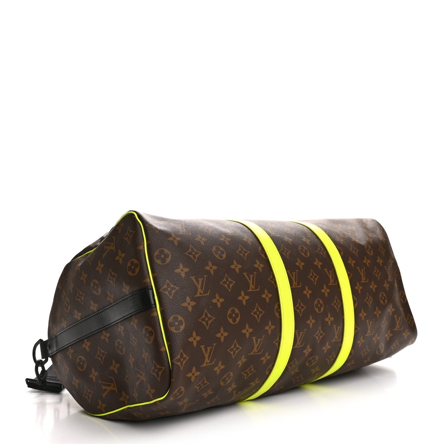 Monogram Macassar Keepall Bandouliere 50 Florescent Yellow