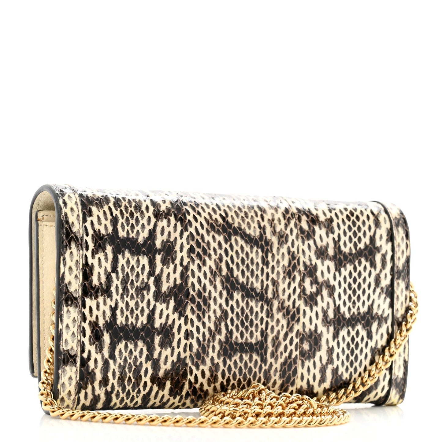 Snakeskin GG Ophidia Wallet On Chain Roccia