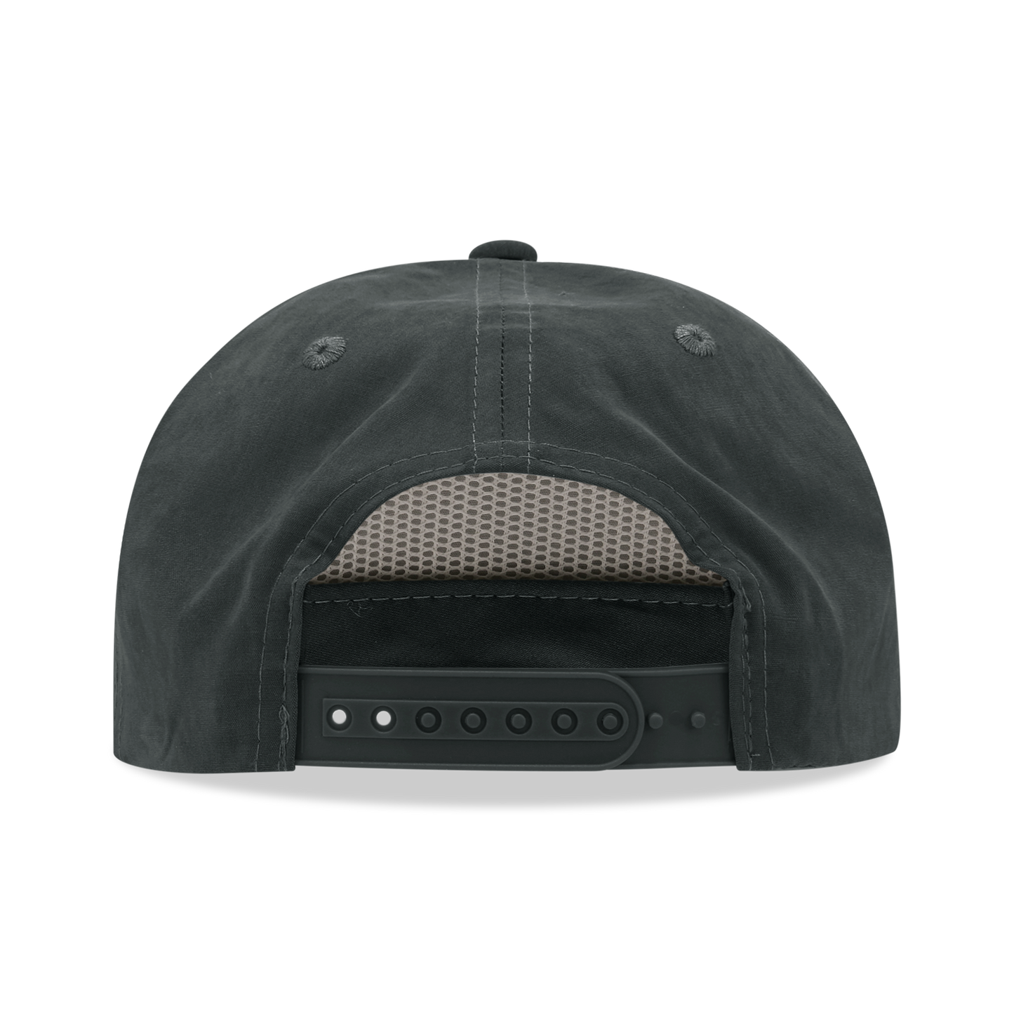 Decky 6032 Classic Rope Hat 5 Panel Flat Bill Cap Snapback - Blank