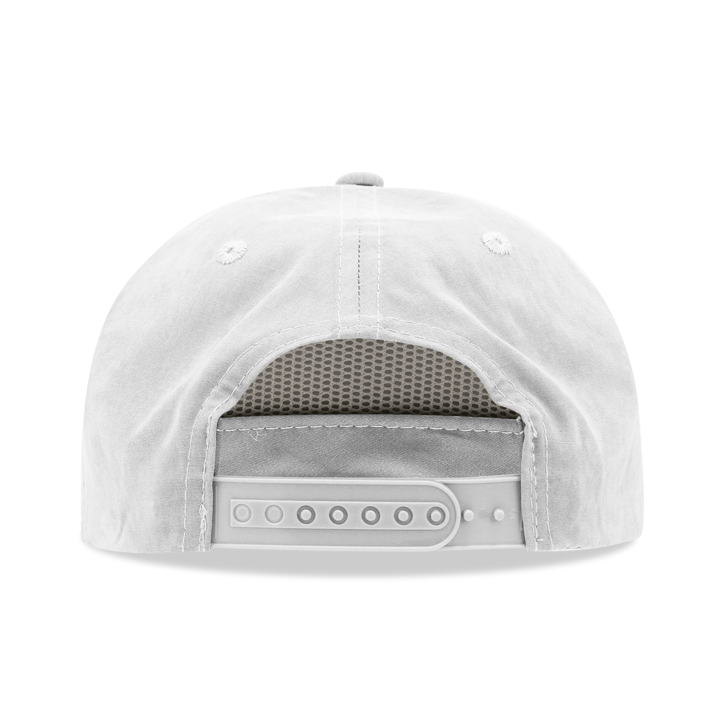 Decky 6032 Classic Rope Hat 5 Panel Flat Bill Cap Snapback - Blank