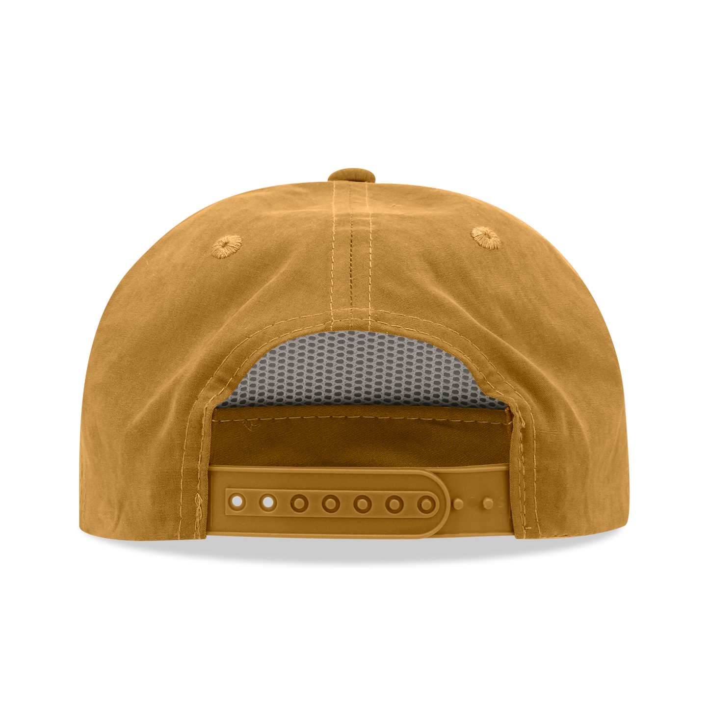Decky 6032 Classic Rope Hat 5 Panel Flat Bill Cap Snapback - Blank