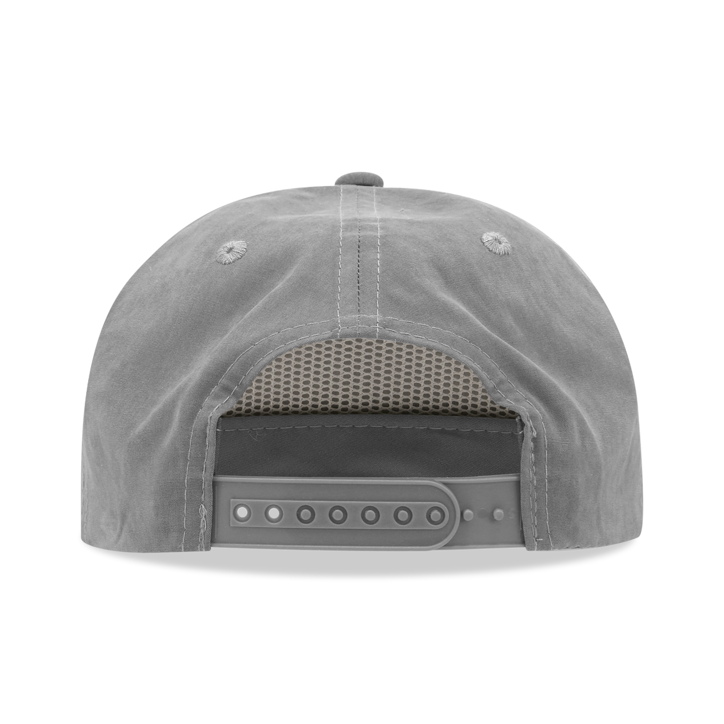 Decky 6032 Classic Rope Hat 5 Panel Flat Bill Cap Snapback - Blank