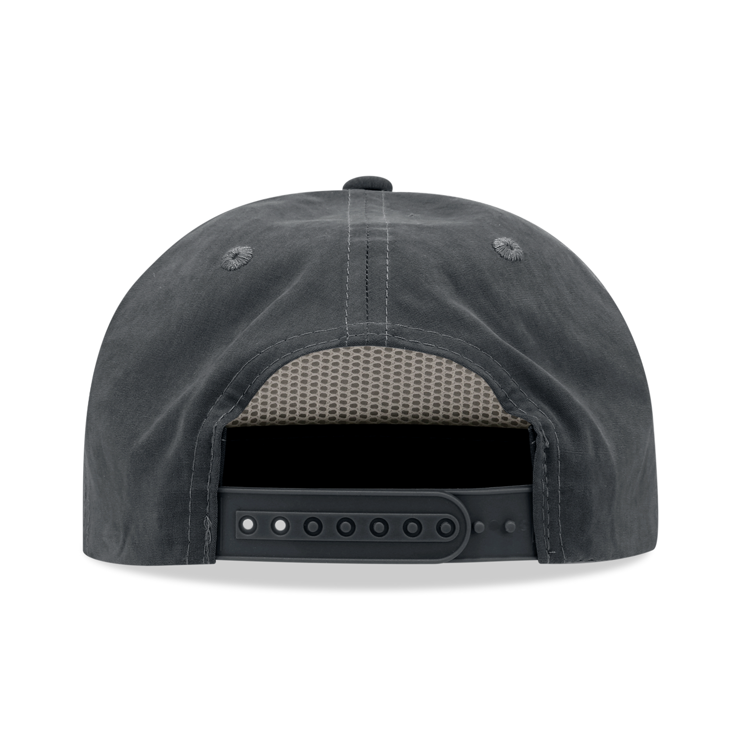 Decky 6032 Classic Rope Hat 5 Panel Flat Bill Cap Snapback - Blank