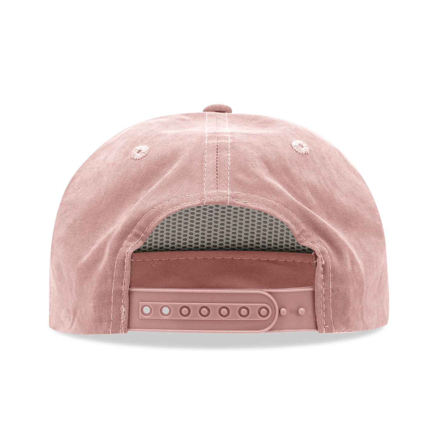 Decky 6032 Classic Rope Hat 5 Panel Flat Bill Cap Snapback - Blank
