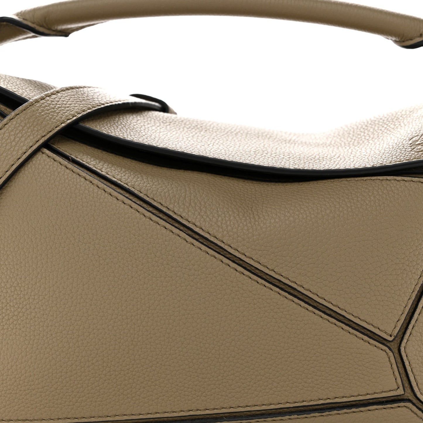 Calfskin Small Puzzle Bag Artichoke Green