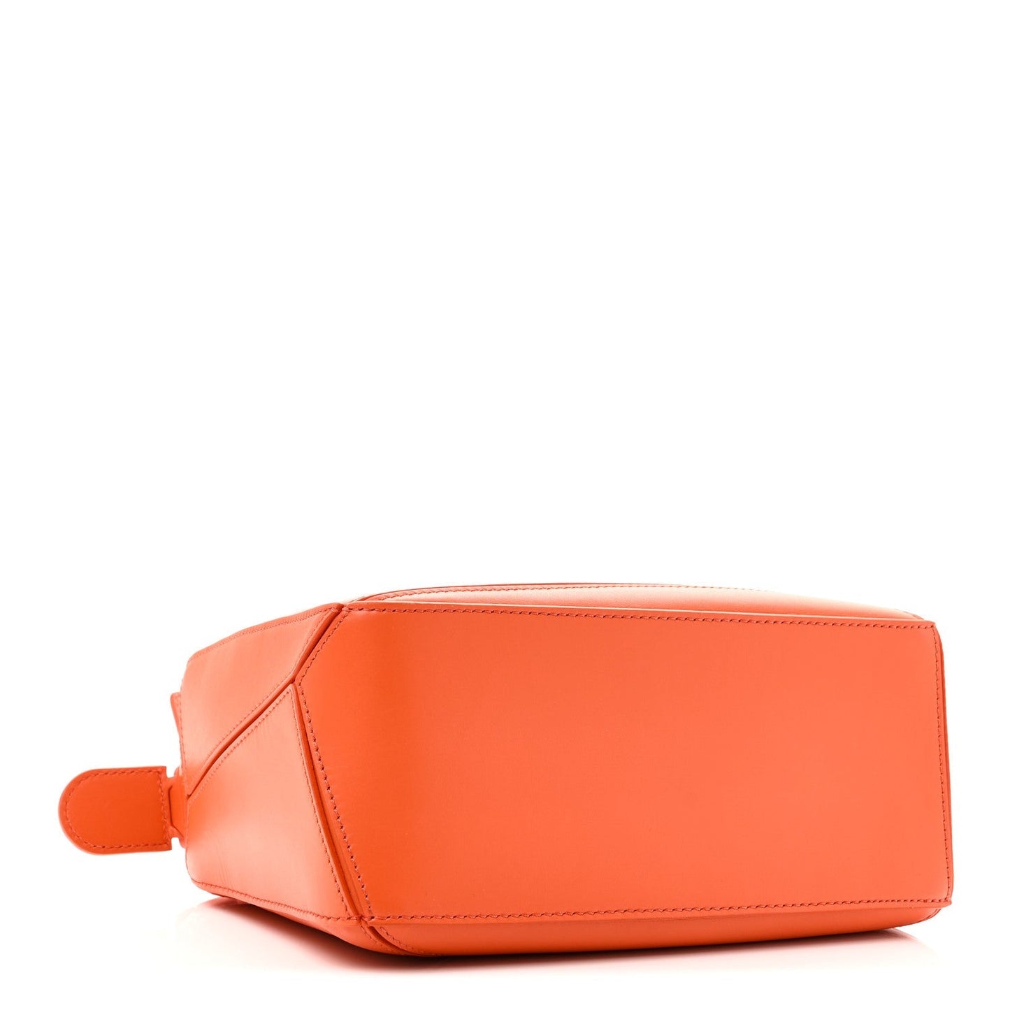 Satin Calfskin Small Puzzle Bag Orange