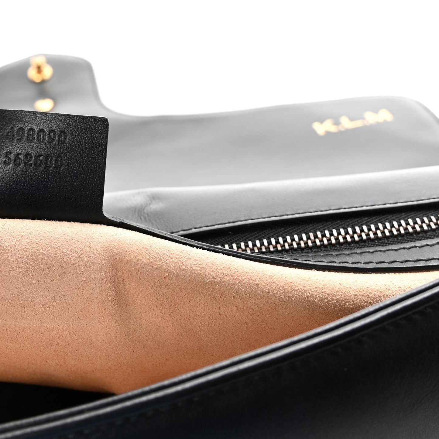 Calfskin Matelasse Large GG Marmont Shoulder Bag Black