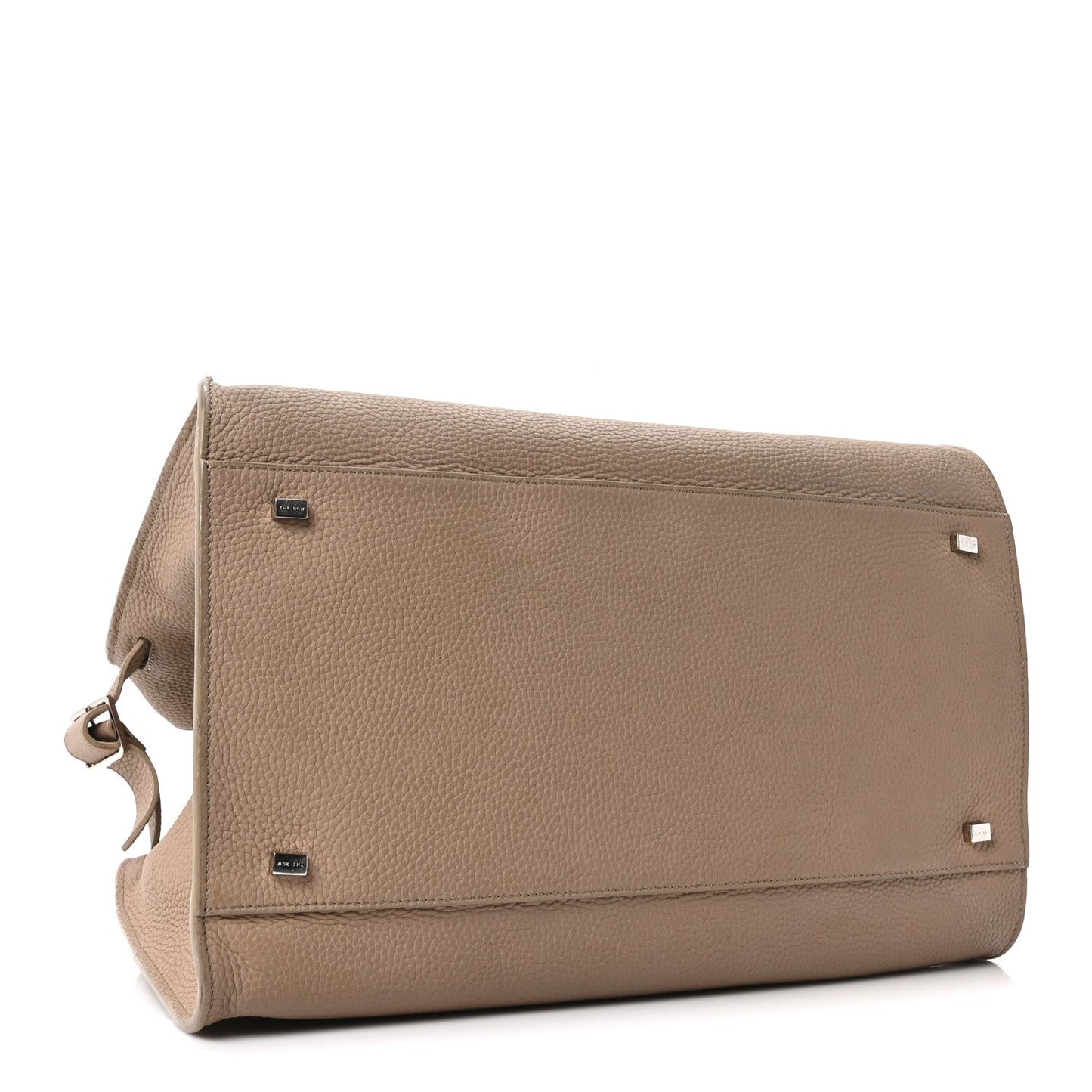 Matte Grained Calfskin Soft Margaux 15 Dark Taupe