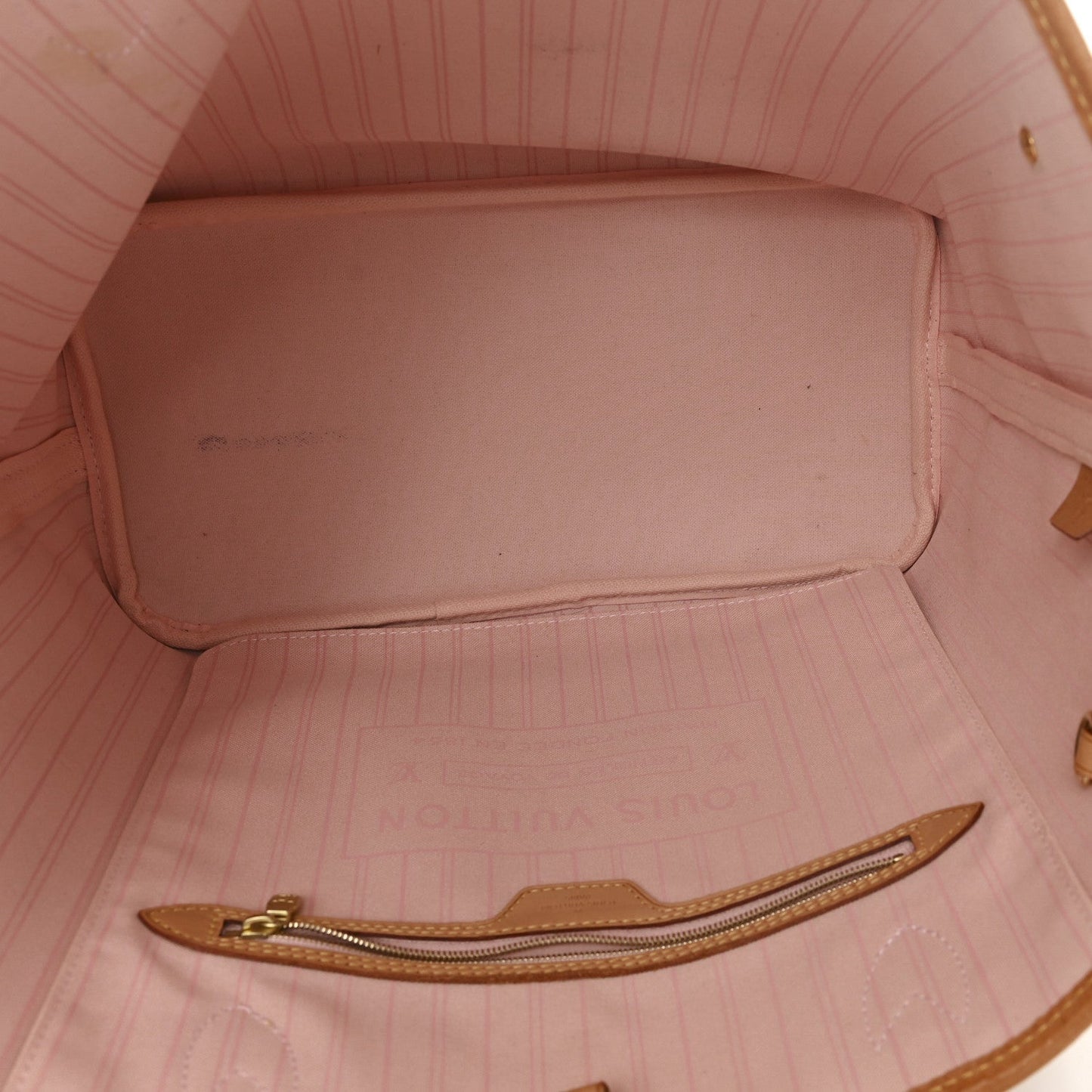 Damier Azur Neo Neverfull MM Rose Ballerine