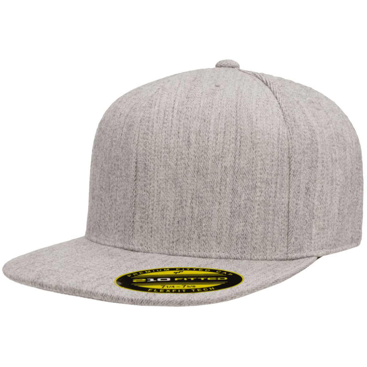 FlexFit 6210 - Flexfit 210? Premium Fitted Cap Flat Bill Hat, 6210FF - Blank