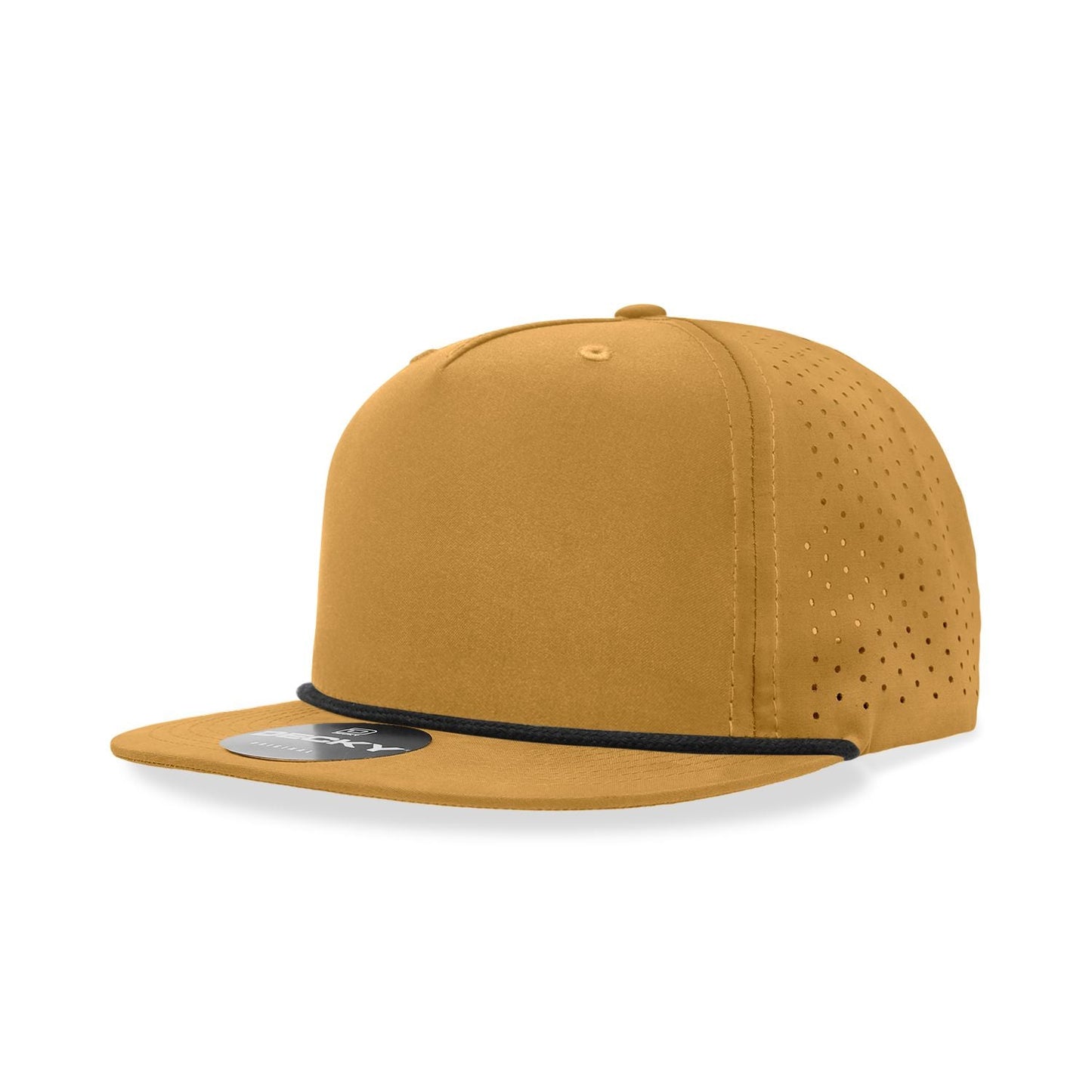 Decky 6226 5 Panel High Profile Relaxed Perforated Performance Rope Hat - Blank