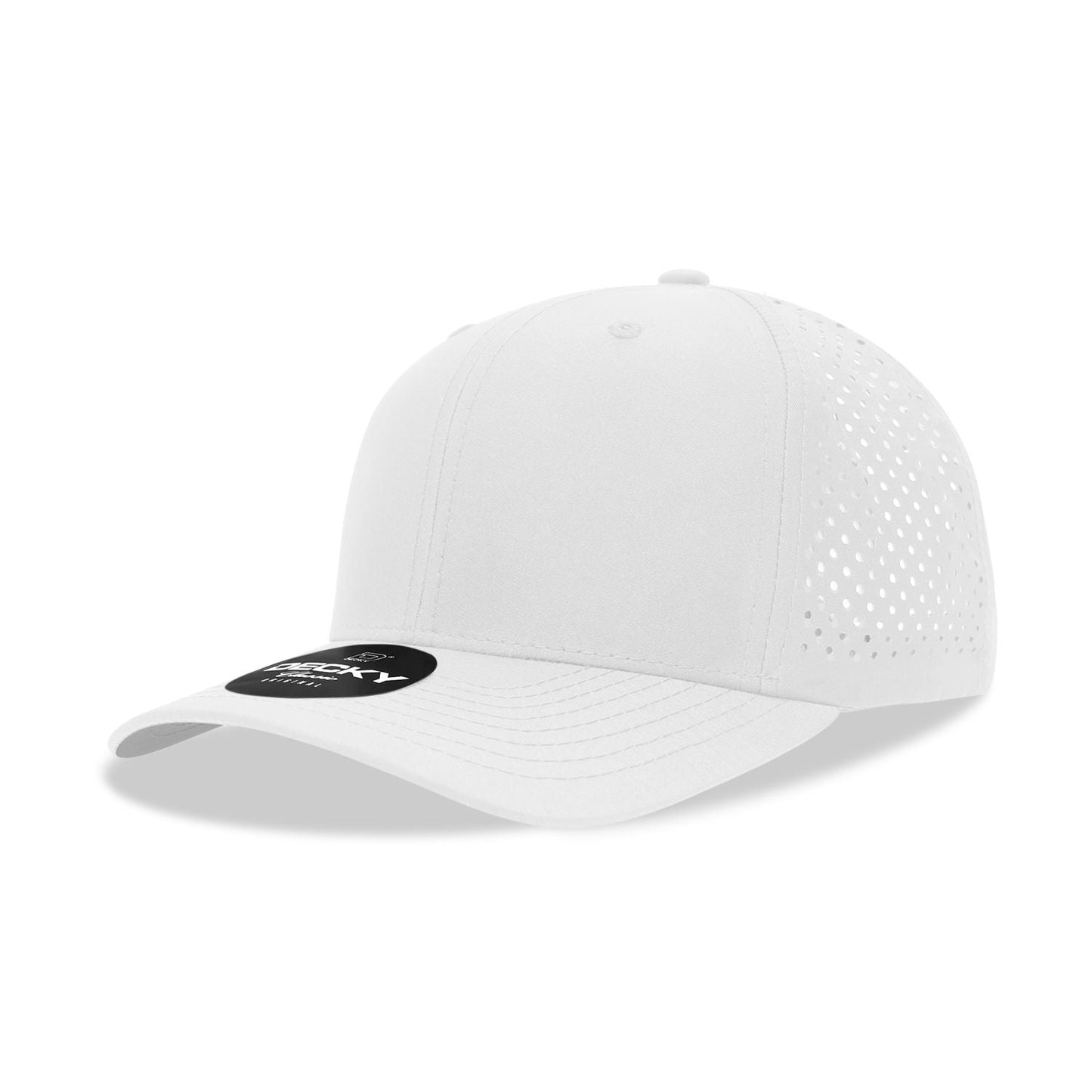 Decky 6227 6 Panel Mid Profile Structured Perforated Performance Cap - Blank