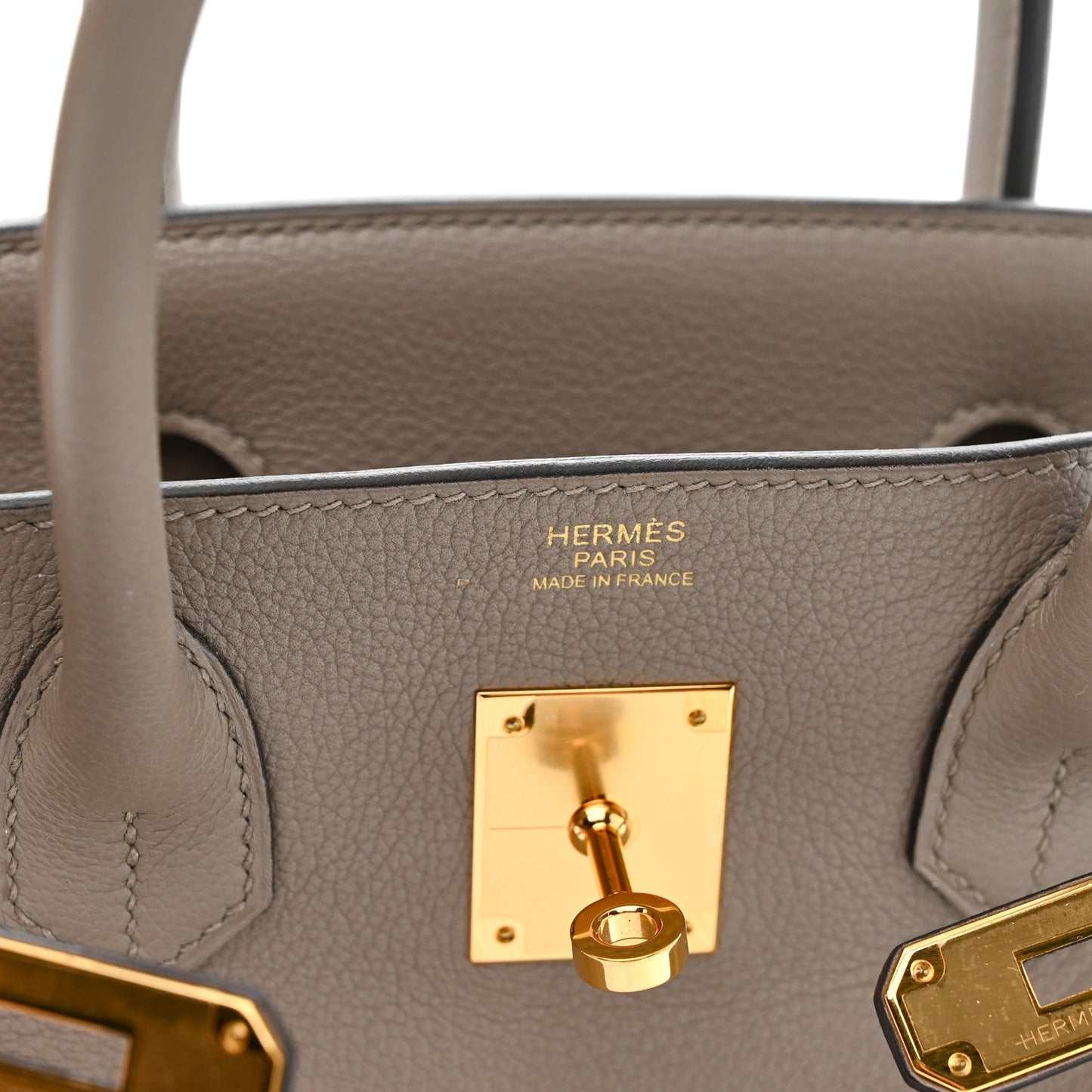 Taurillon Novillo Birkin 30 Gris Asphalte