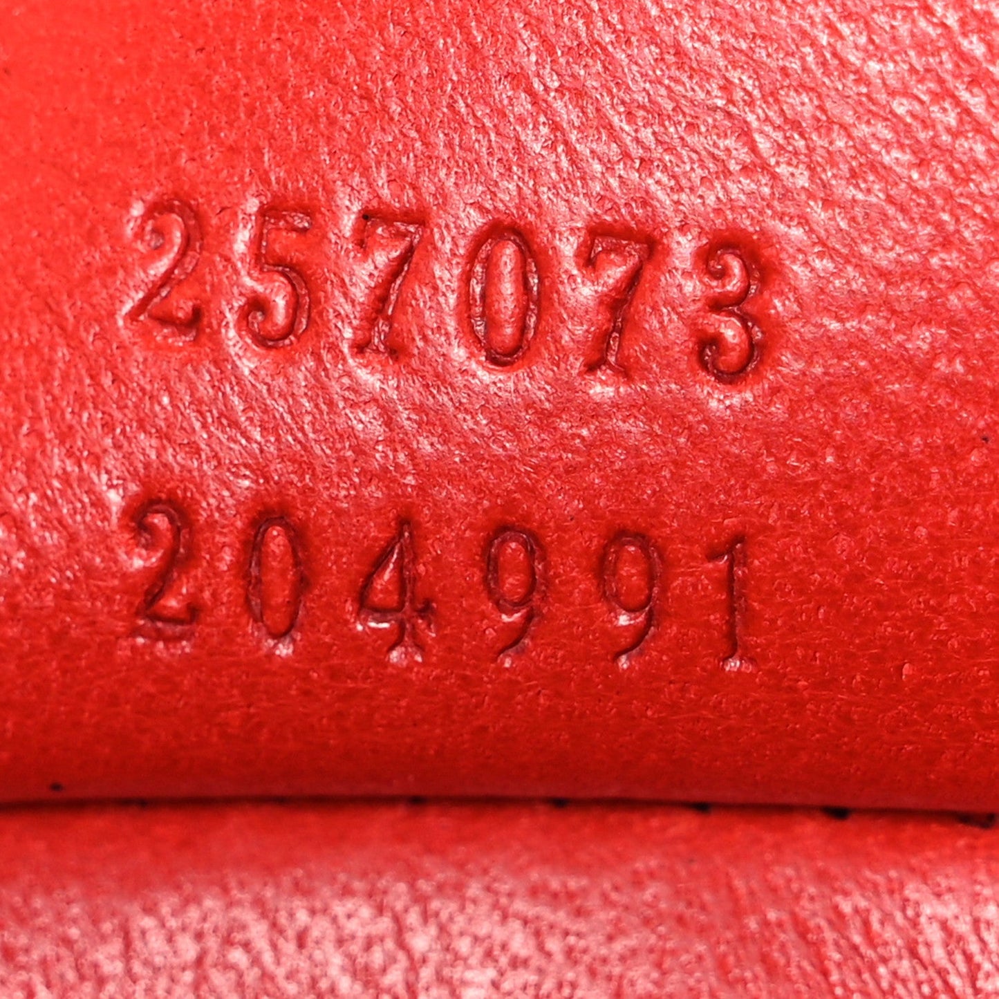 Patent Microguccissima Small Broadway Clutch Red