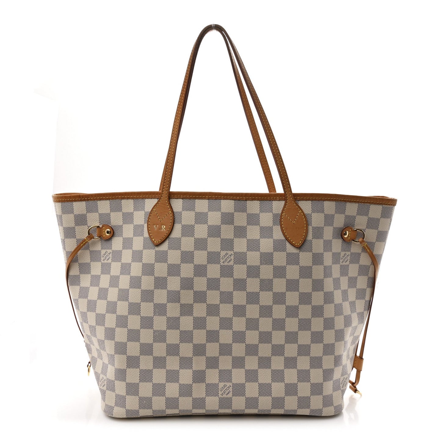 Damier Azur Neo Neverfull MM Rose Ballerine