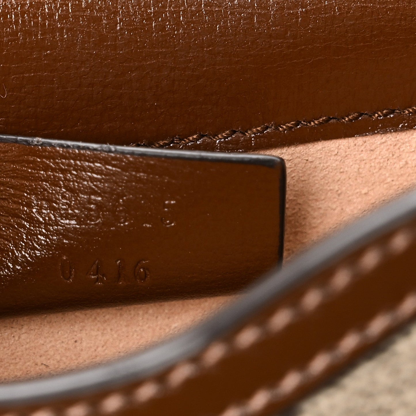 GG Supreme Monogram Mini Horsebit 1955 Crossbody Bag Beige Brown Sugar