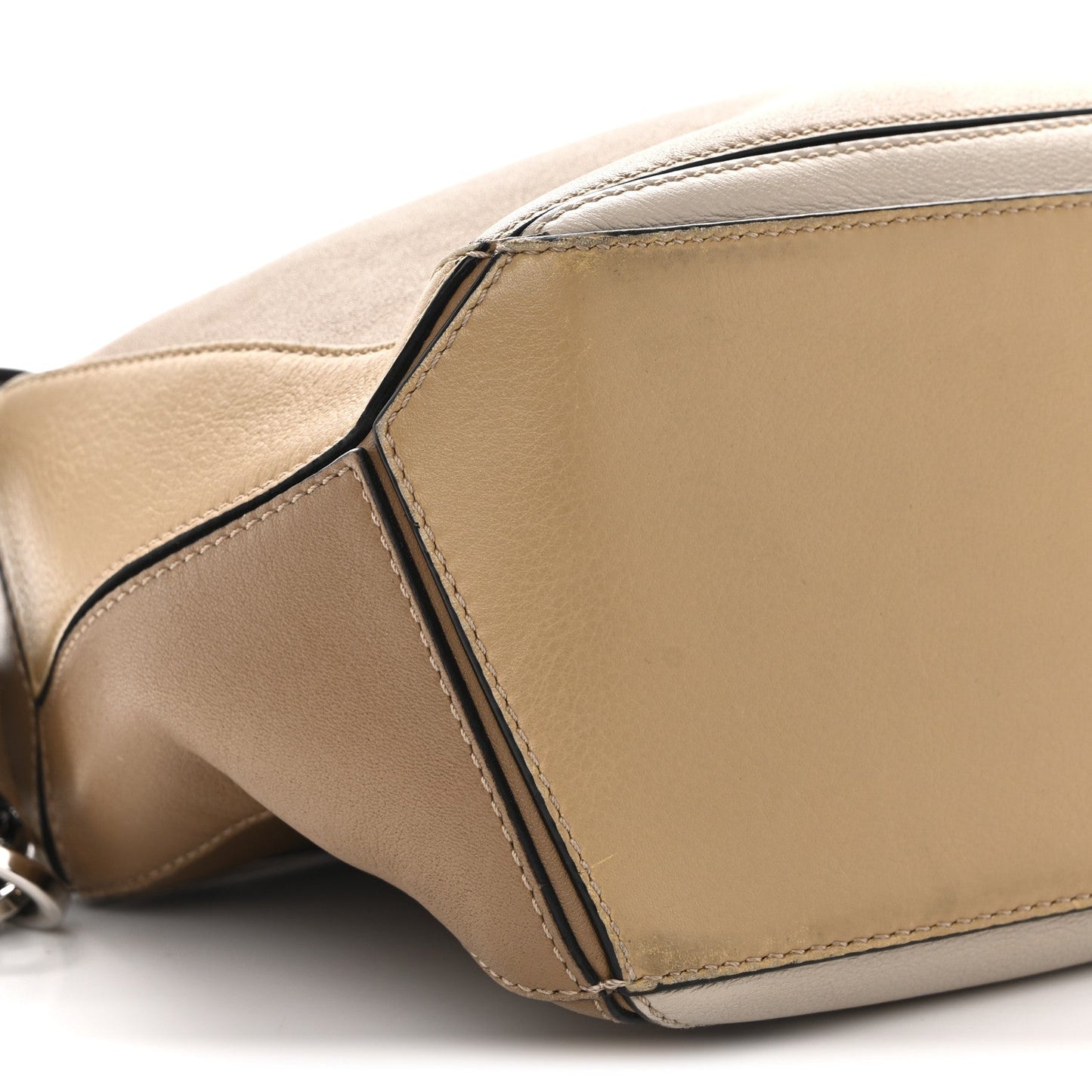 Calfskin Small Puzzle Bag Mocca Multicolor