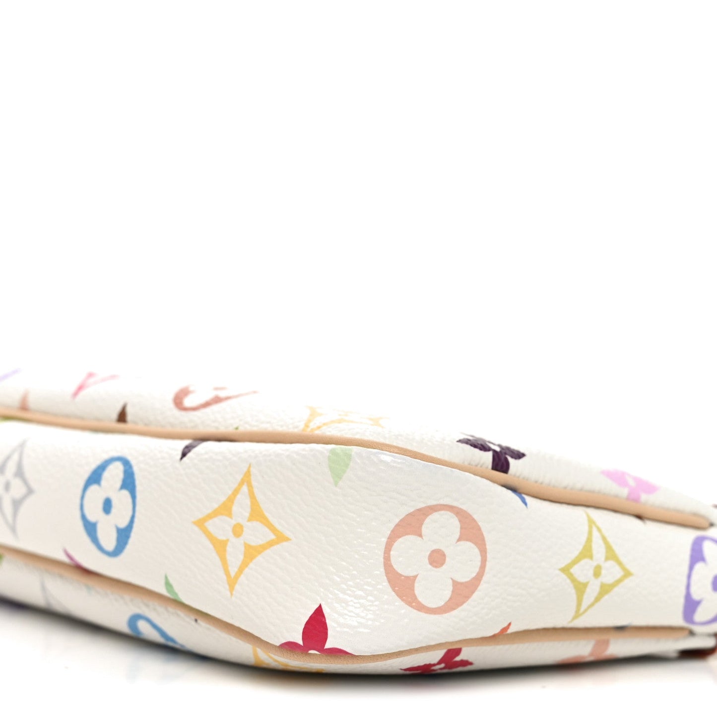 LV X TM Monogram Multicolor Pochette Accessories White