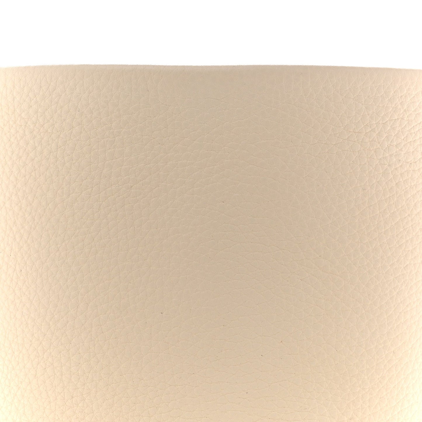 Grained Calfskin Small N/S Hook Tote Ivory